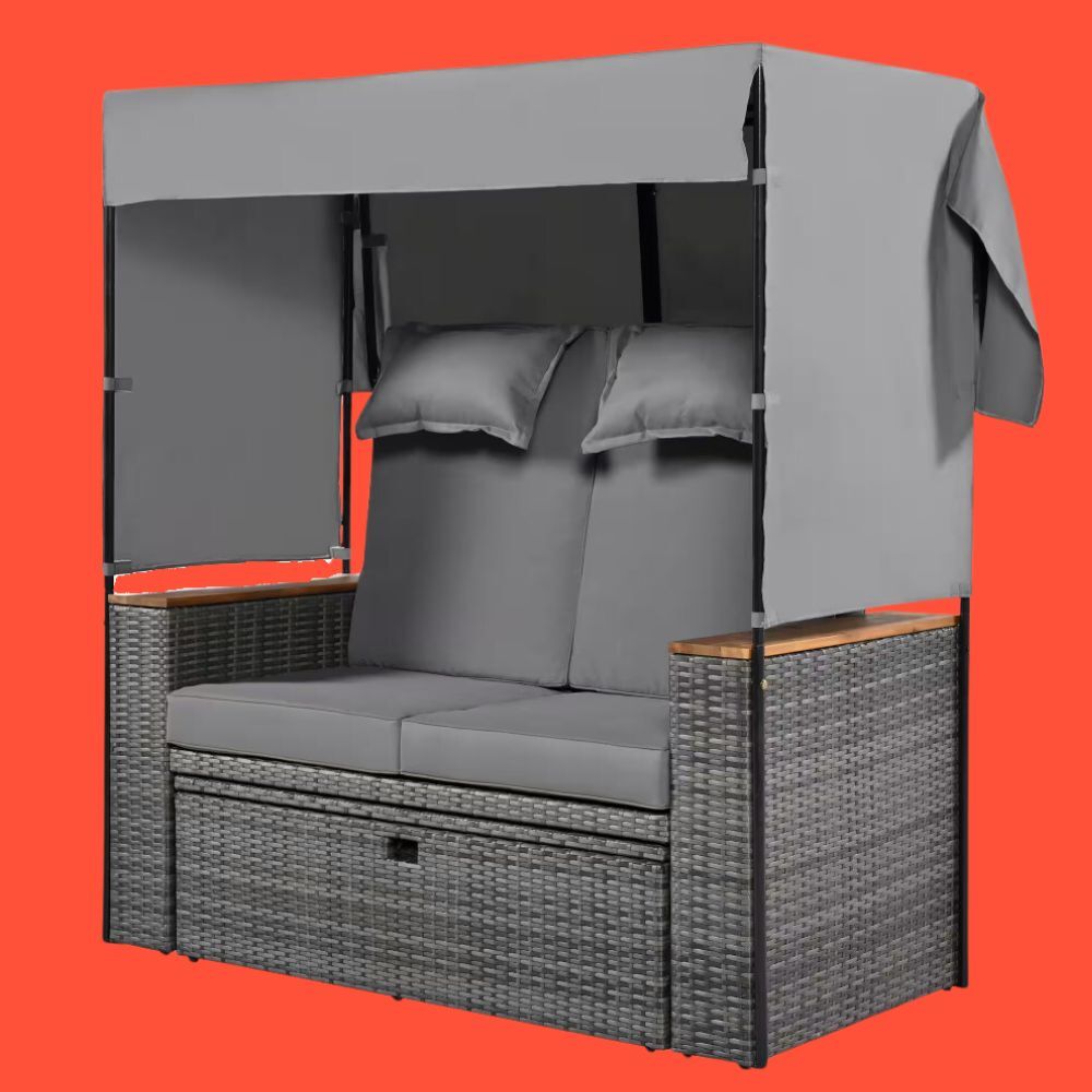 Tempat tidur abu-abu