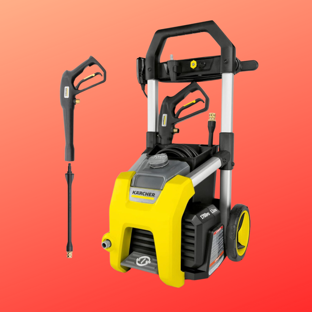 Kärcher unit   washer with detachable spray wand, perfect  for outdoor cleaning tasks. Featured successful  a buying  article