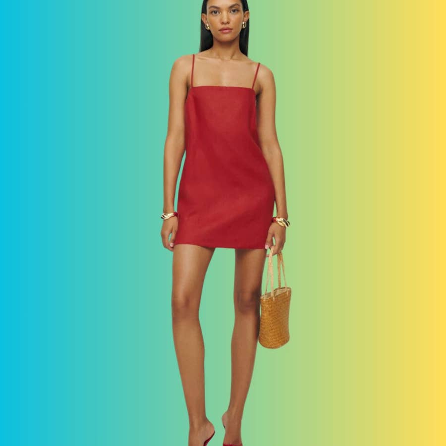 knee length dresses for ladies Orange Aubree Midi Dress