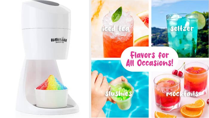  iced tea, seltzer, slushies, mocktails. "Flavors for All Occasions!"