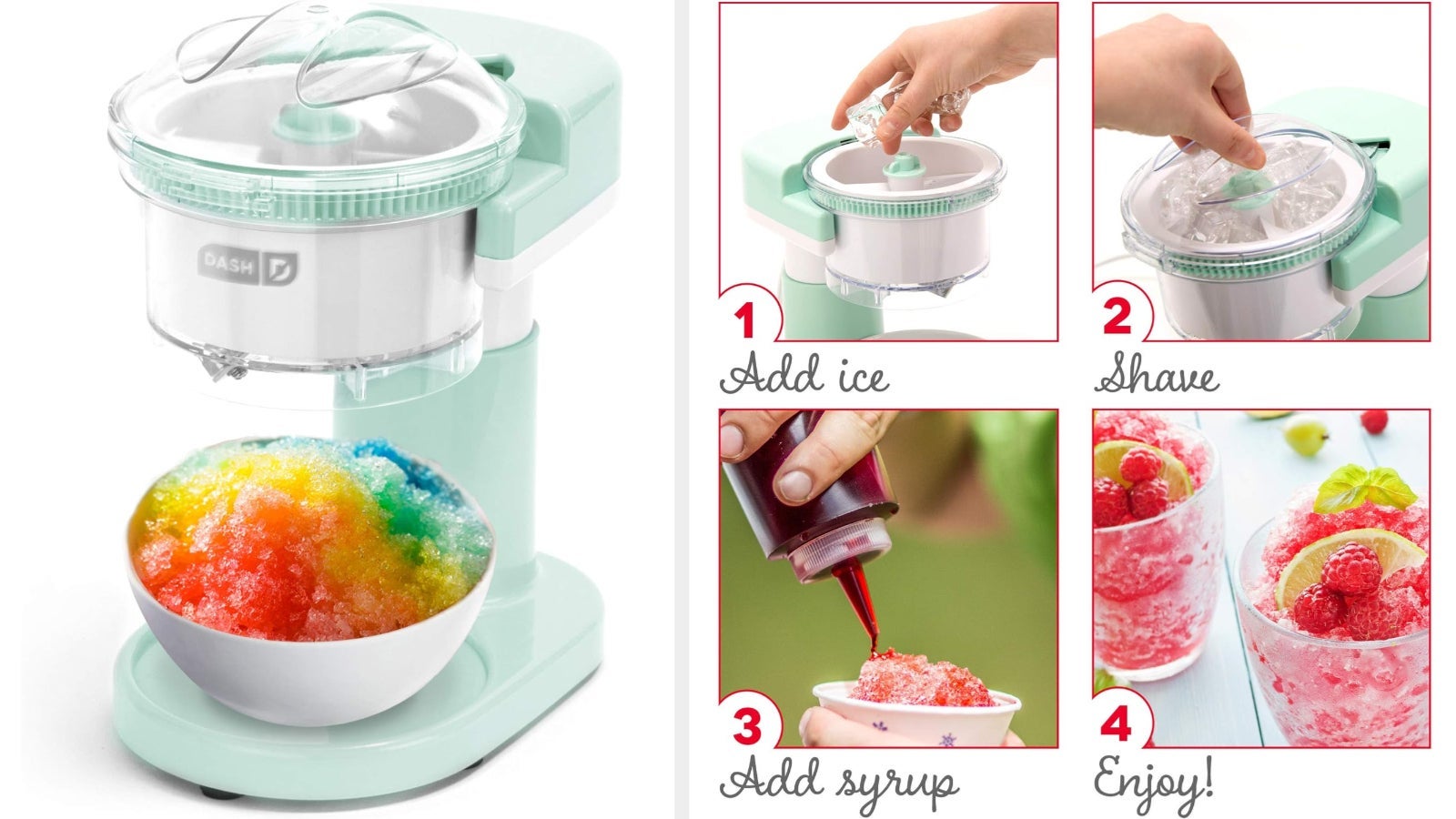 adhd ice, shave, adhd syrup, and bask with effect toppings