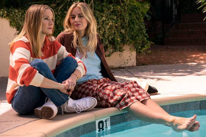 Kristen Bell as Joanne and Justine Lupe as Morgan &quot;Nobody Wants This.&quot;