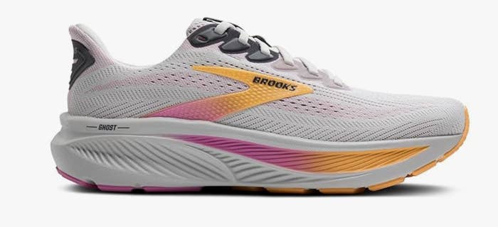 The oyster, apricot and pinkish sneaker