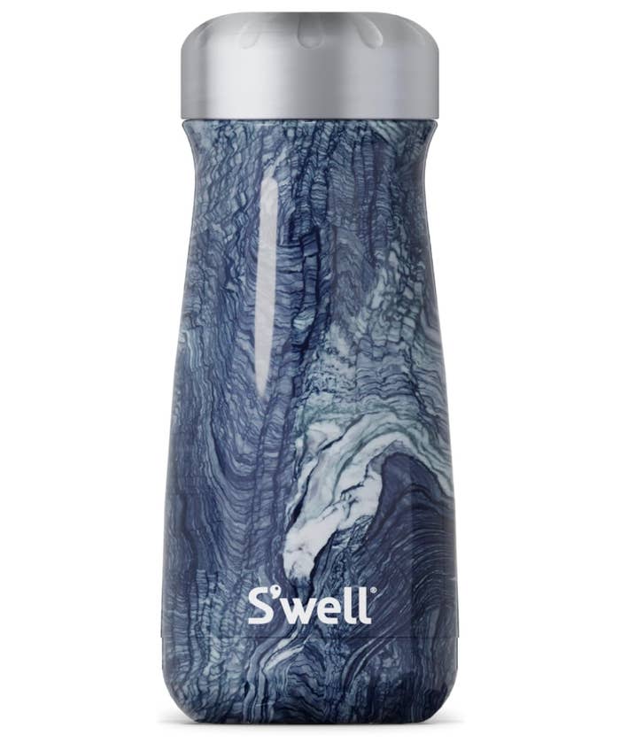 The azurite marble h2o  bottle
