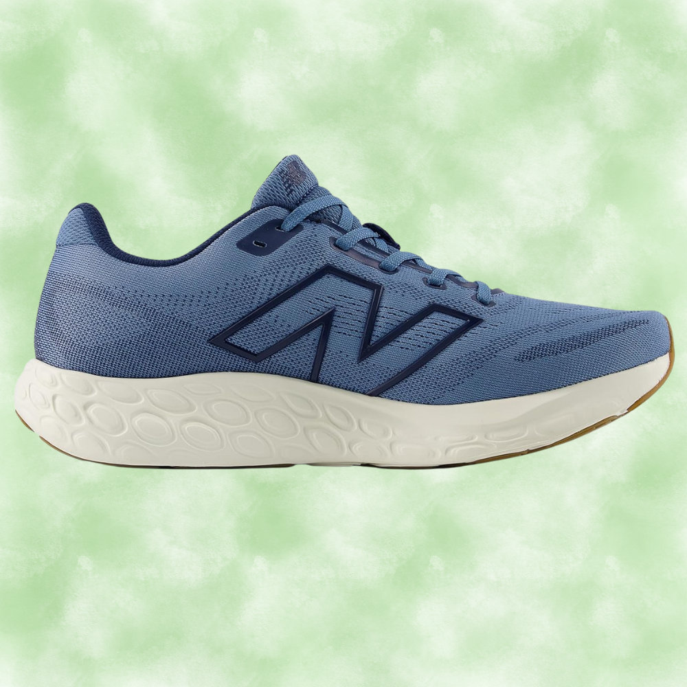 Athletic sneaker with a textured sole, suitable for casual and sportswear shopping