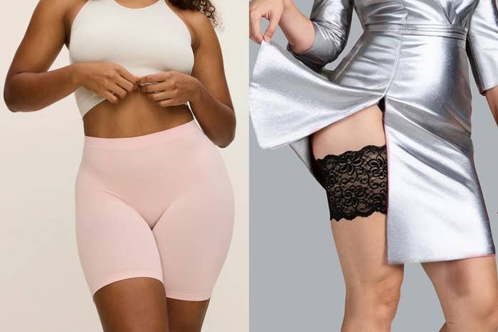  assemblage  shorts and a lace thigh set  worn nether  clothing