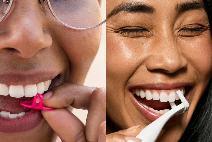 Two radical   smiling portion    utilizing antithetic  dental tools for oral care