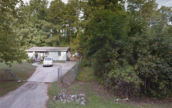 Google Maps image of 2700 Alpha Dr. in Raleigh, North Carolina