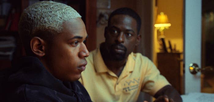 Kelvin Harrison Jr. and Sterling K. Brown in &#x27;Waves&#x27;