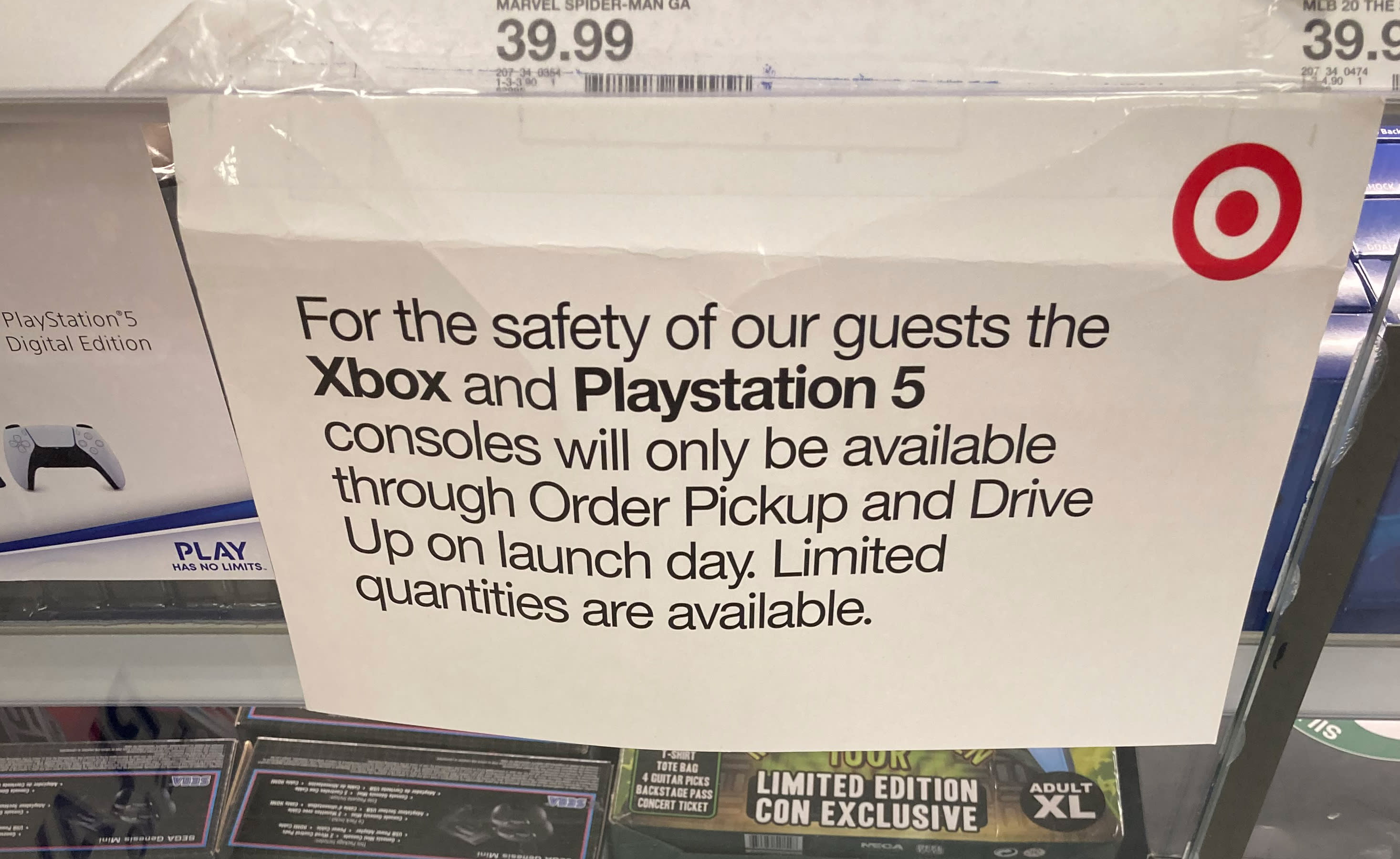 PlayStation 5 release sign