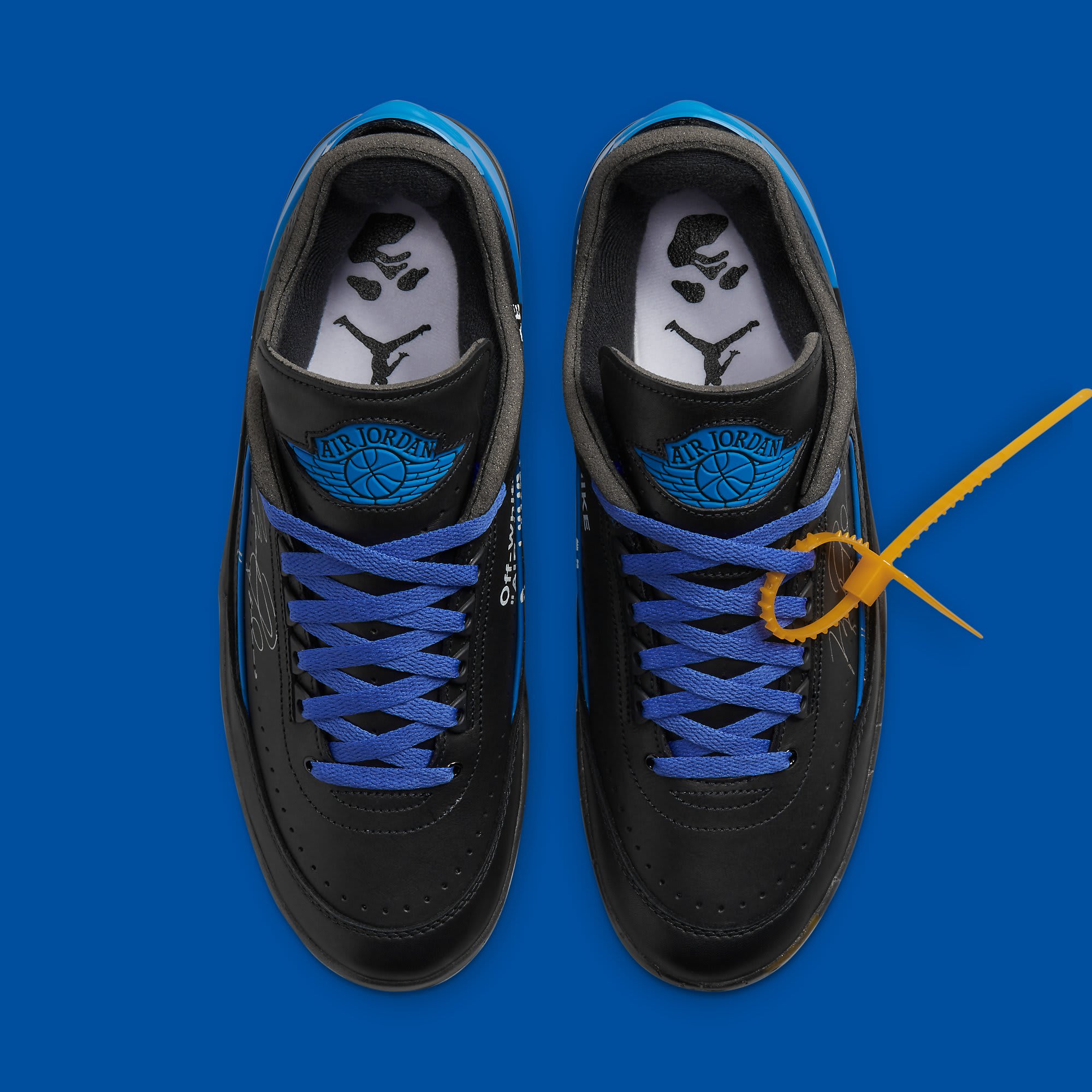 Jordan 2 black sales and blue