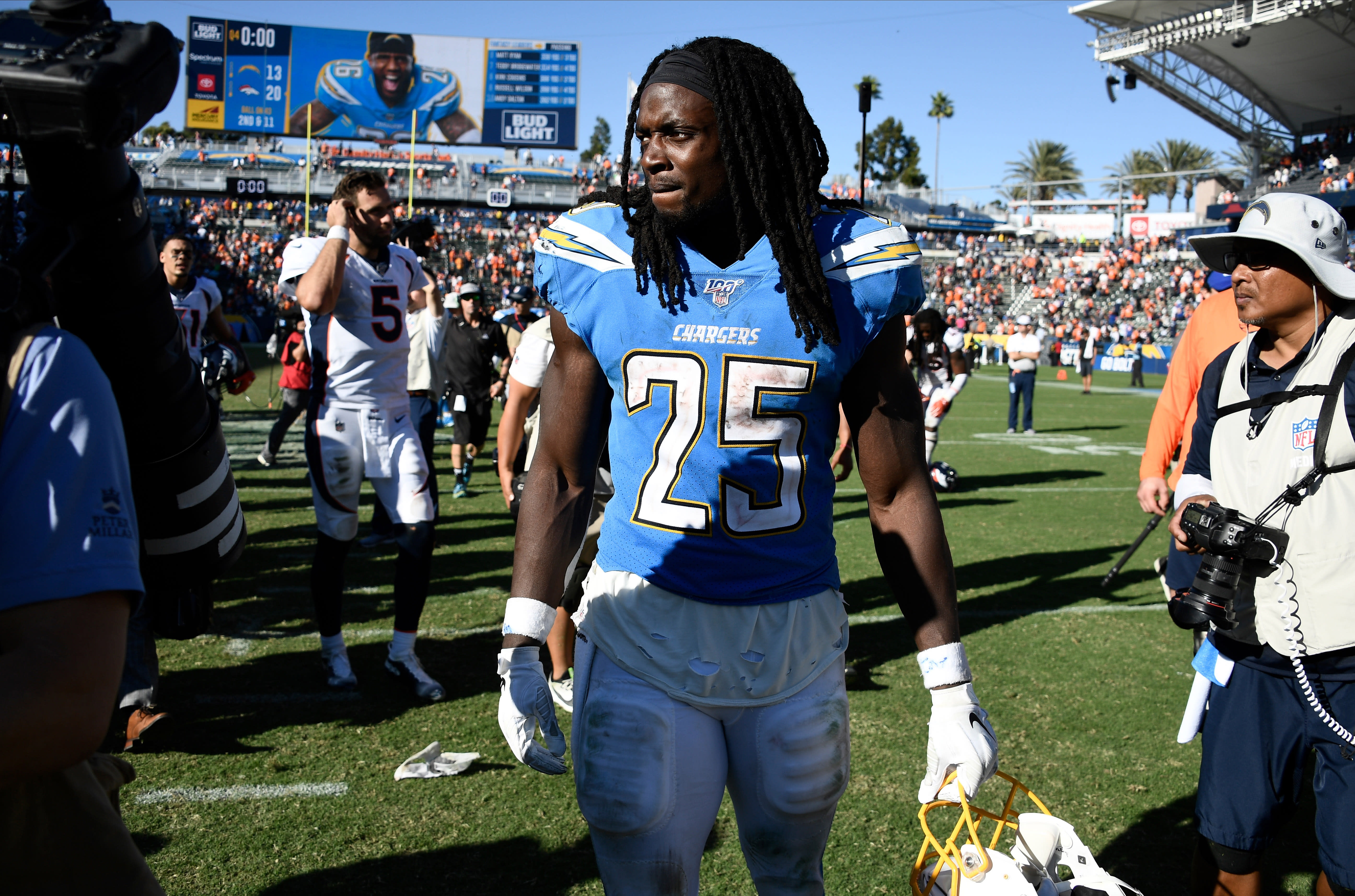 Melvin Gordon Chargers Broncos 2 2019