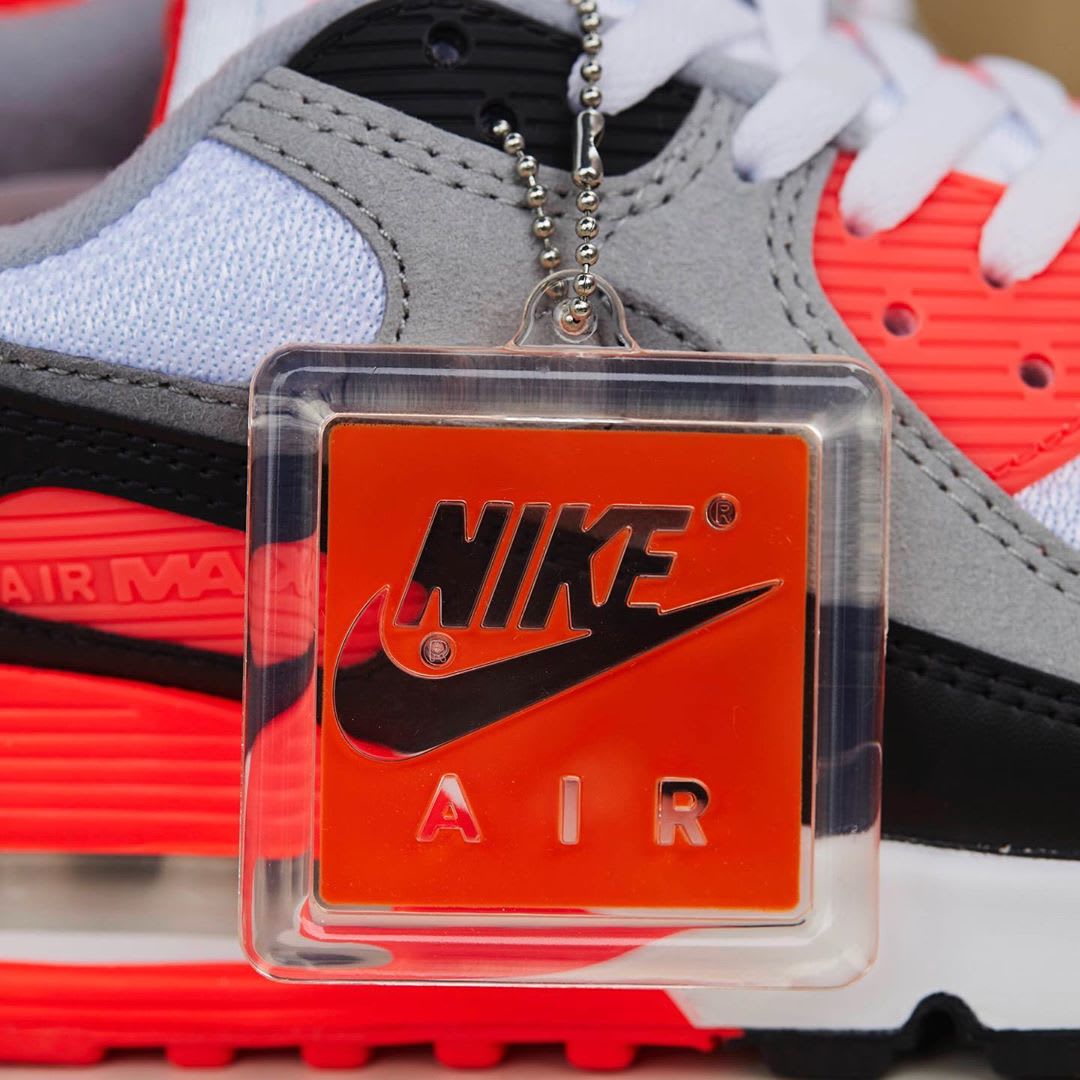 Nike Air Max 90 Infrared Release Date CT1685-100 Hang Tag