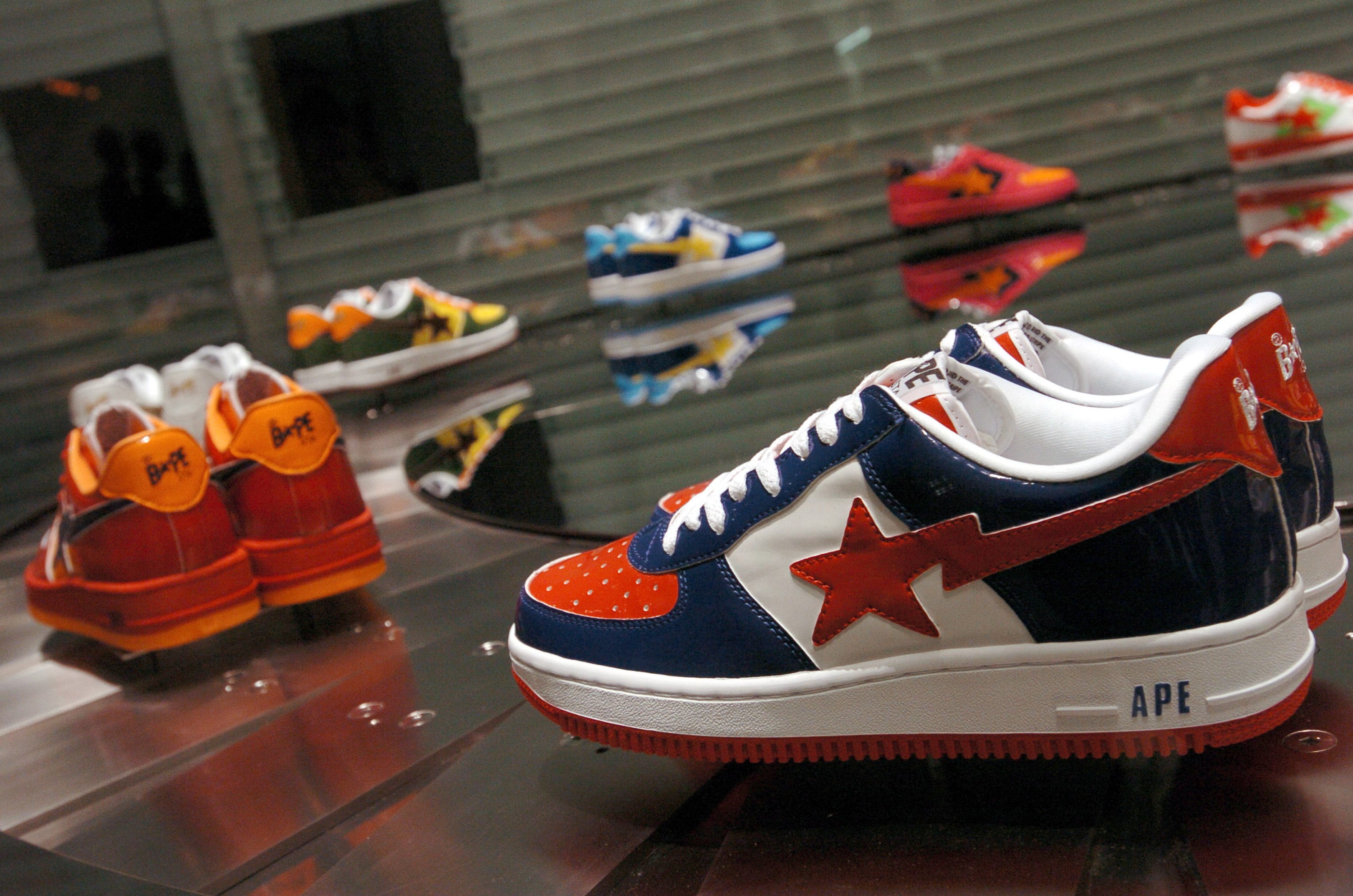 Bape store shoes nike