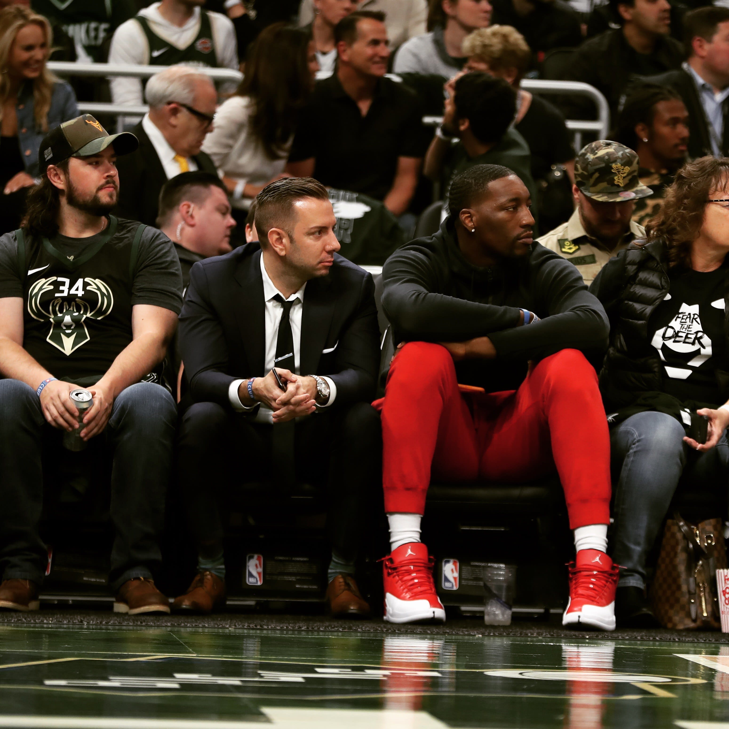 Alex Saratsis Courtside Bam Adebayo Octagon