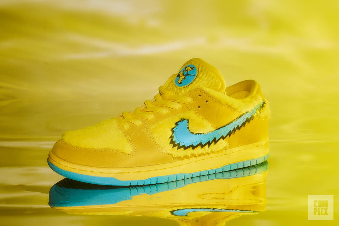 Grateful Dead Nike SB Dunk Yellow CJ5378-700