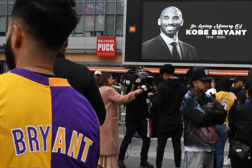 Kobe Bryant LA Live Jan 2020 Memorial