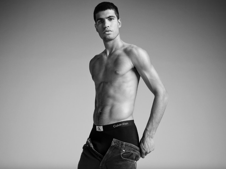 A campaign from Calvin Klein is pictured