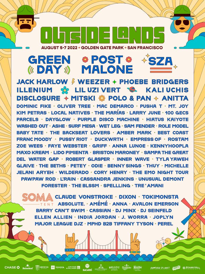 Outside Lands festival poster