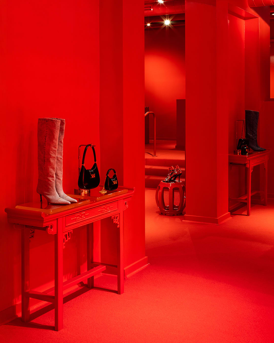 An Alexander Wang pop up is pictured
