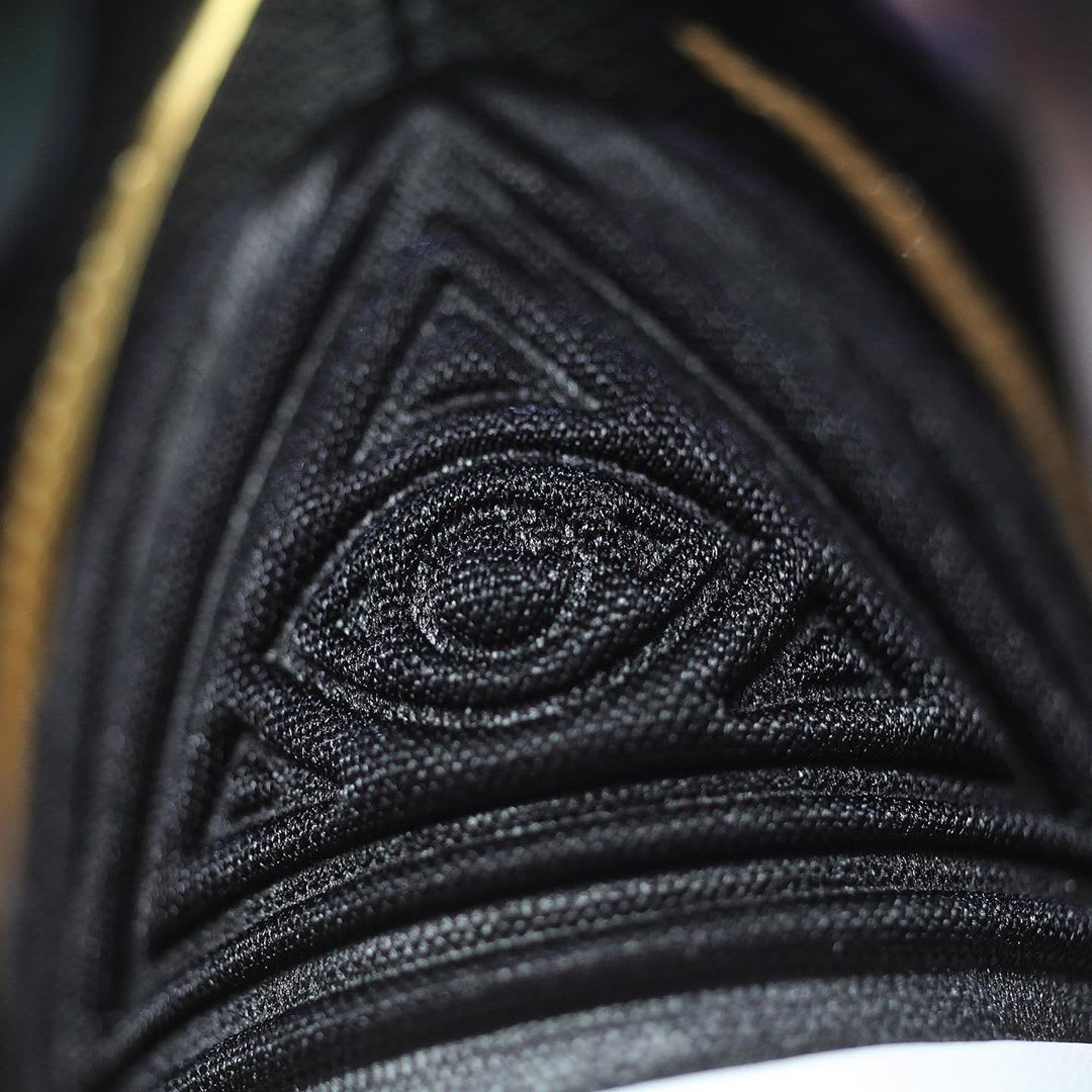 Nike Kyrie 5 Black Metallic Gold White Release Date AO2918-007 Third Eye