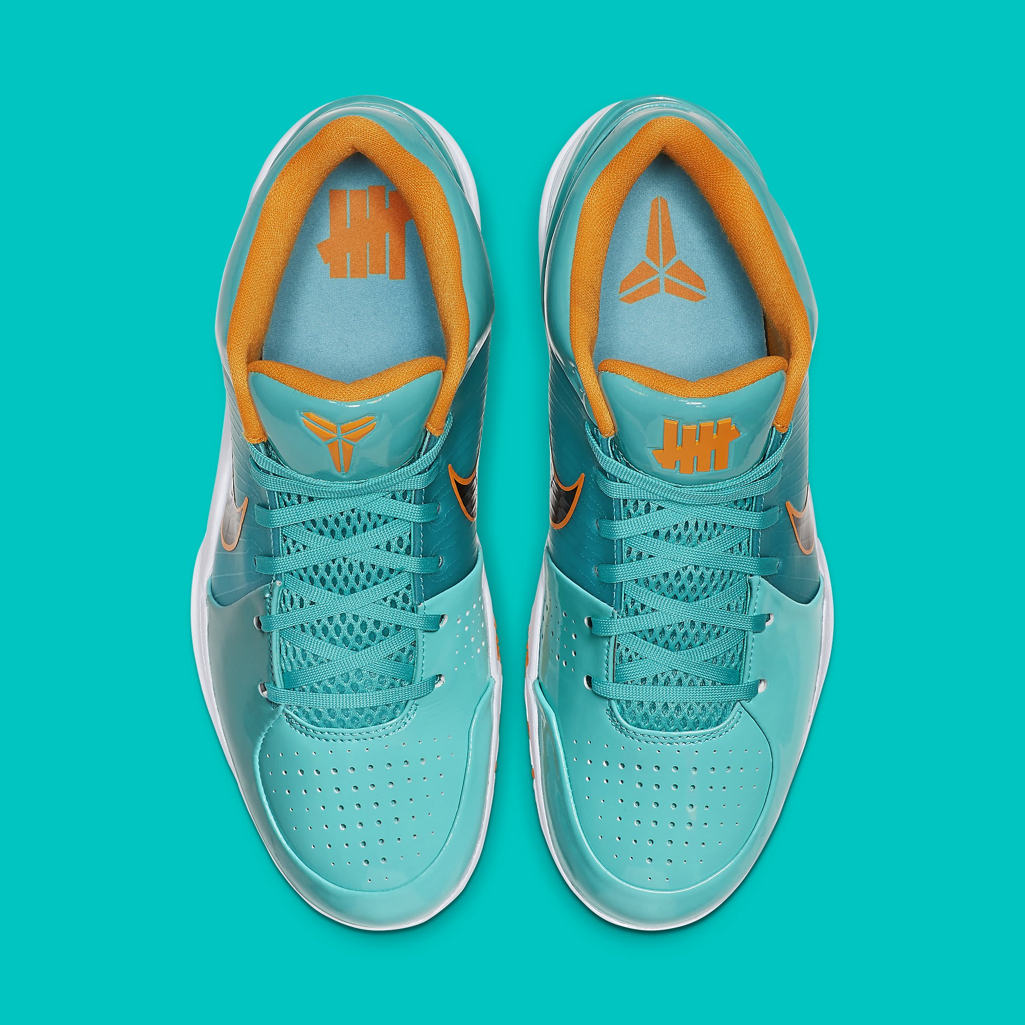 UNDFTD x Nike Kobe 4 Protro Teal Release Date CQ38869-300 Top