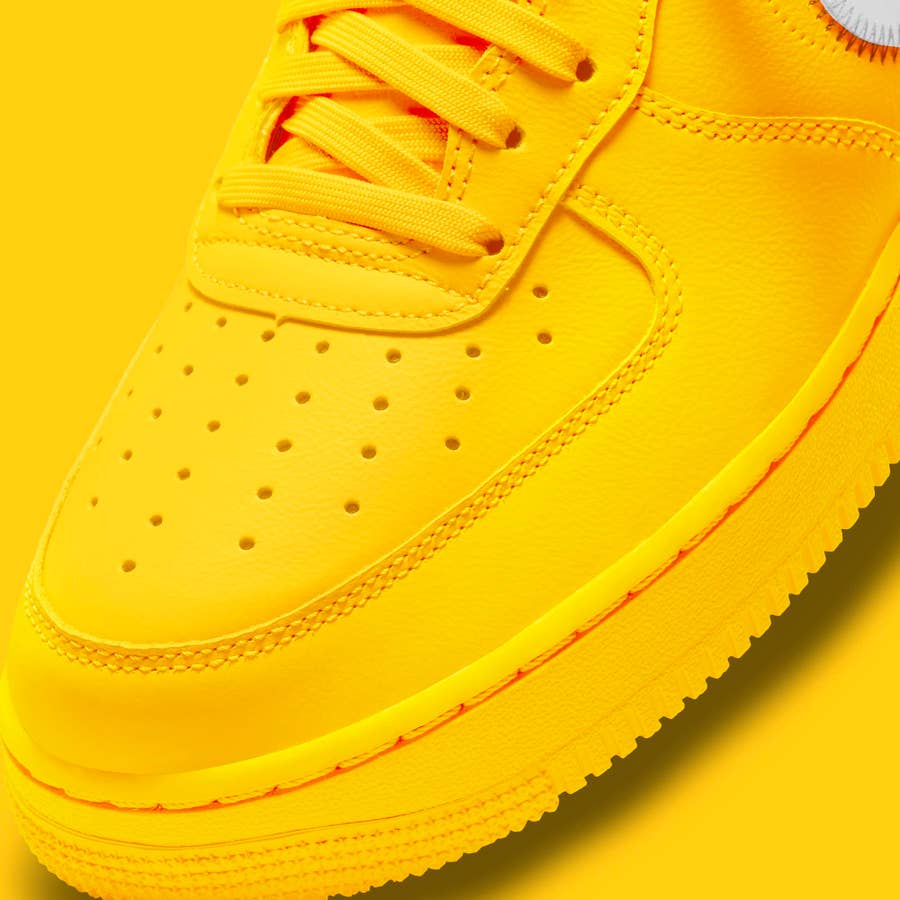Off-White Nike Air Force 1 Yellow Lemonades Raffle