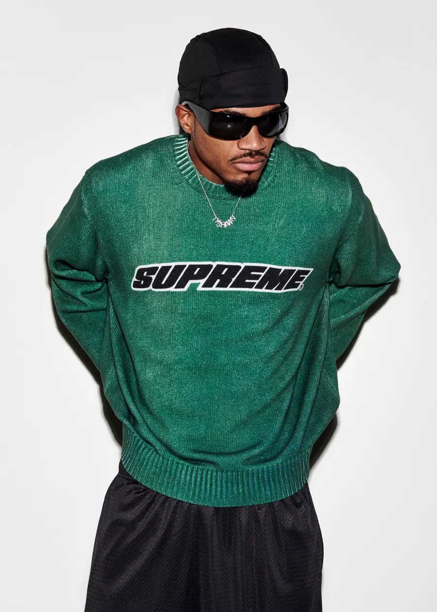 A model is seen in new Supreme