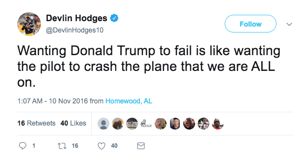 Devlin Hodges has since deleted this tweet.