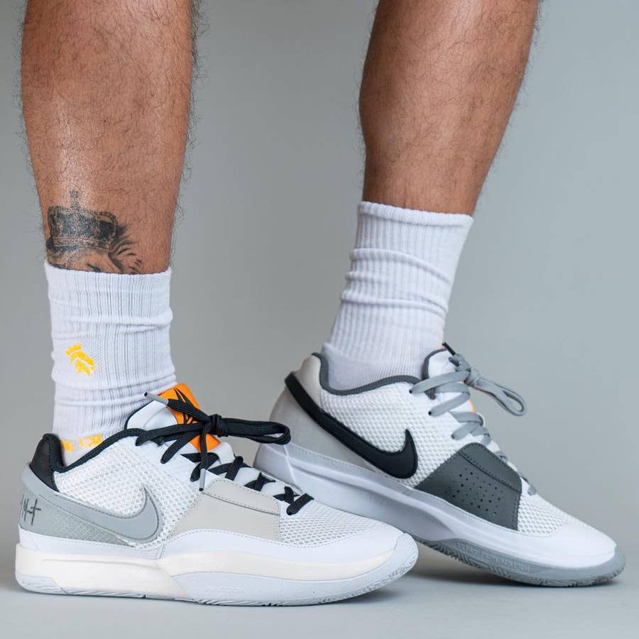 Check Out the 'Light Smoke Grey' Nike Ja 1 On-Feet | Complex