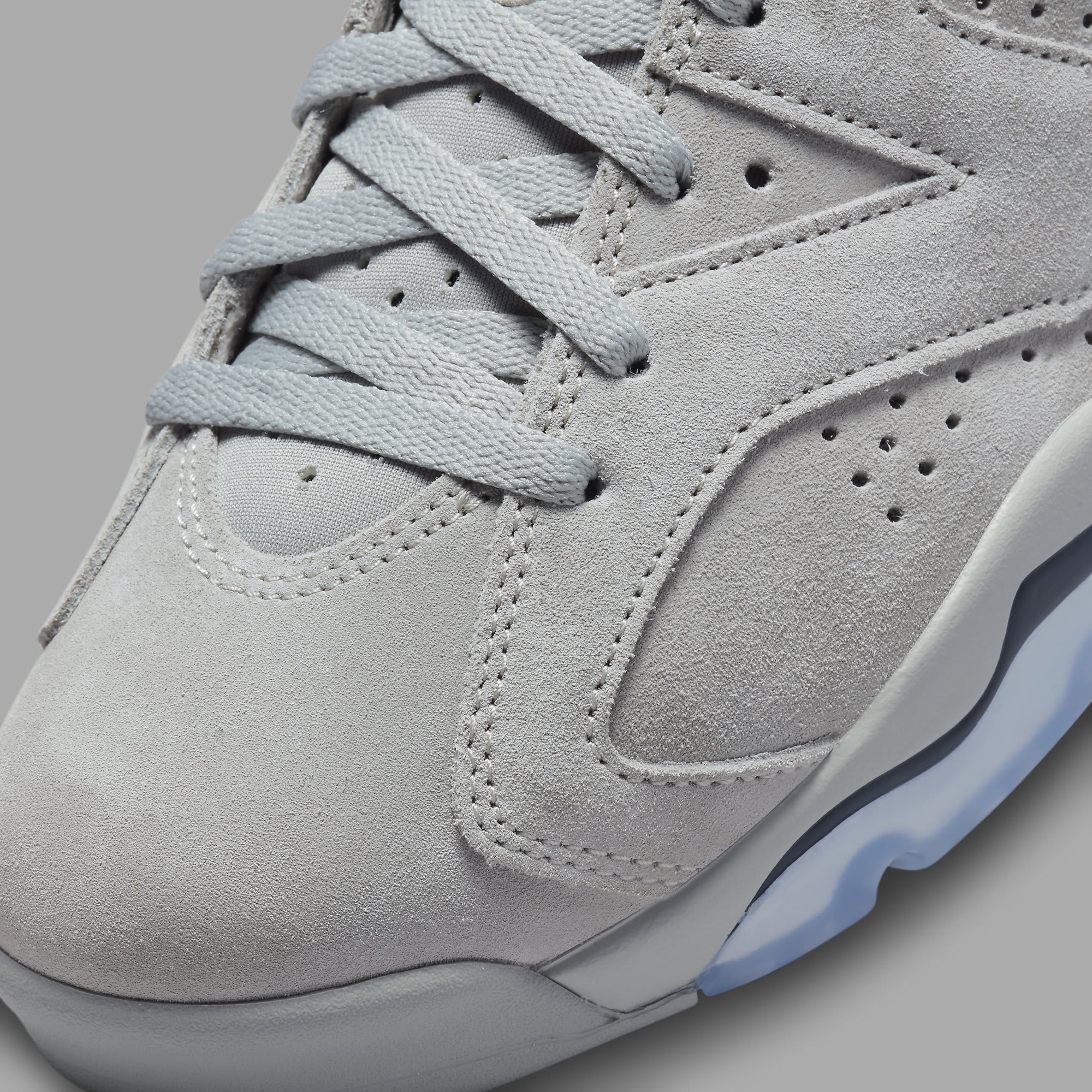 Jordan 6 cheap grey suede