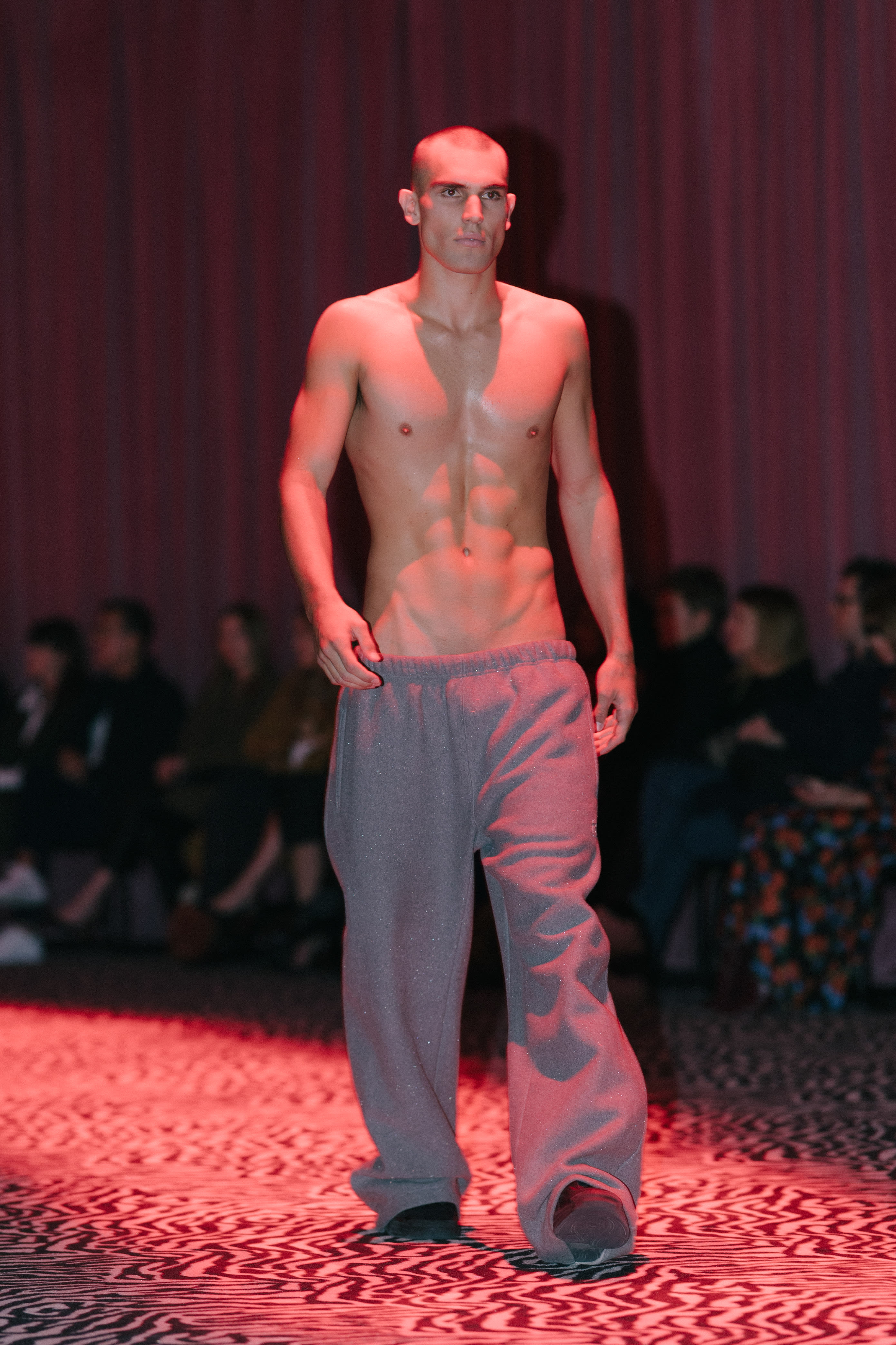 Alexander Wang model on the runway