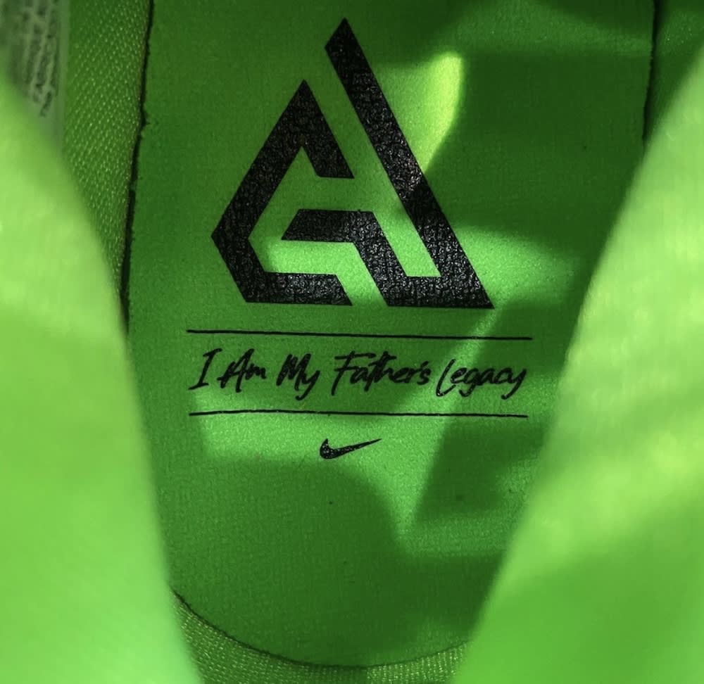 Nike Zoom Freak 2 White Green Release Date DA0907-002 Insole