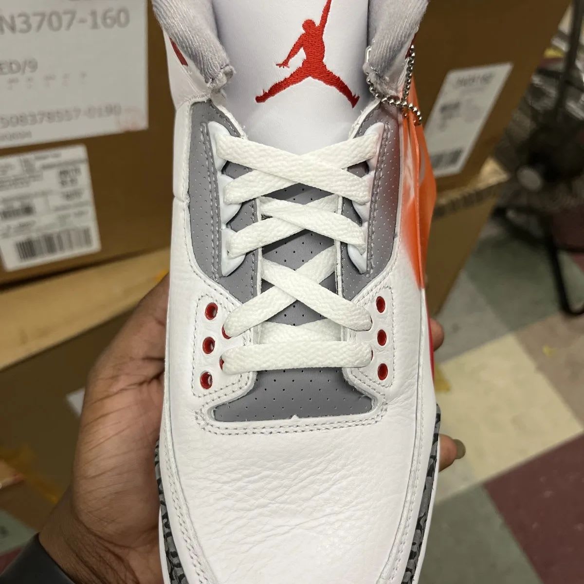 Air Jordan 3 &#x27;Fire Red&#x27; 2022 Front