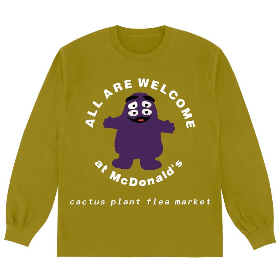 I love Mcdonald's Cactus plant flea market box logo shirt, hoodie