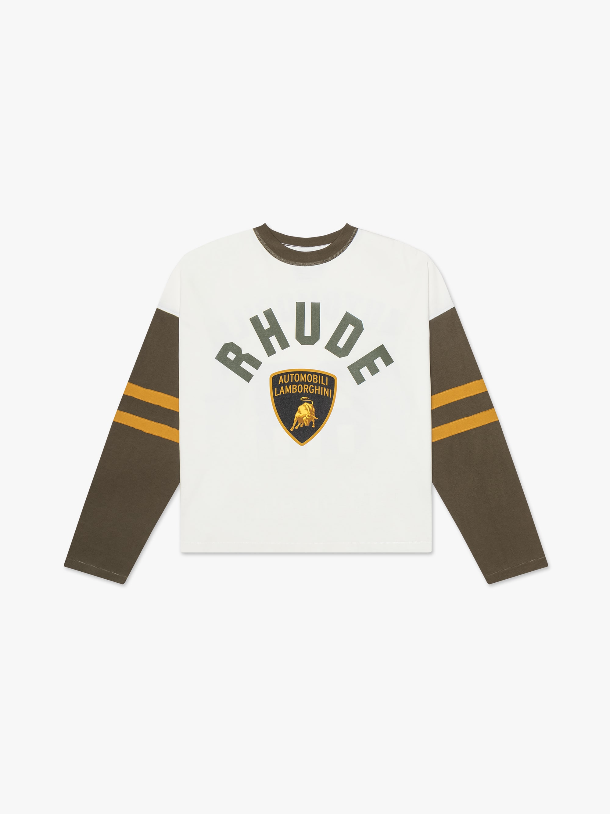 A collaboration between Rhude and Automobili Lamborghini