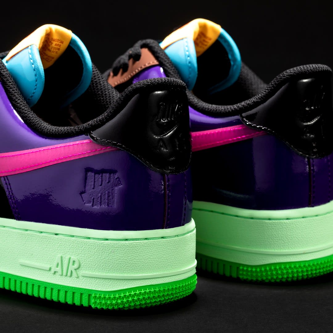 Undefeated x Nike Air Force 1 Low &#x27;Pink Prime&#x27; Heel