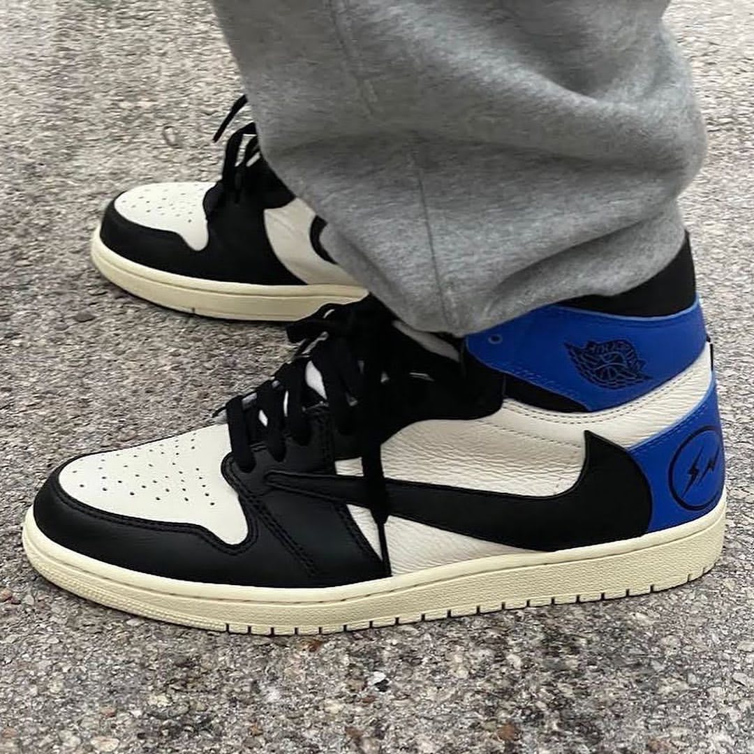 Travis Scott x Fragment x Air Jordan 1 Sample Lateral