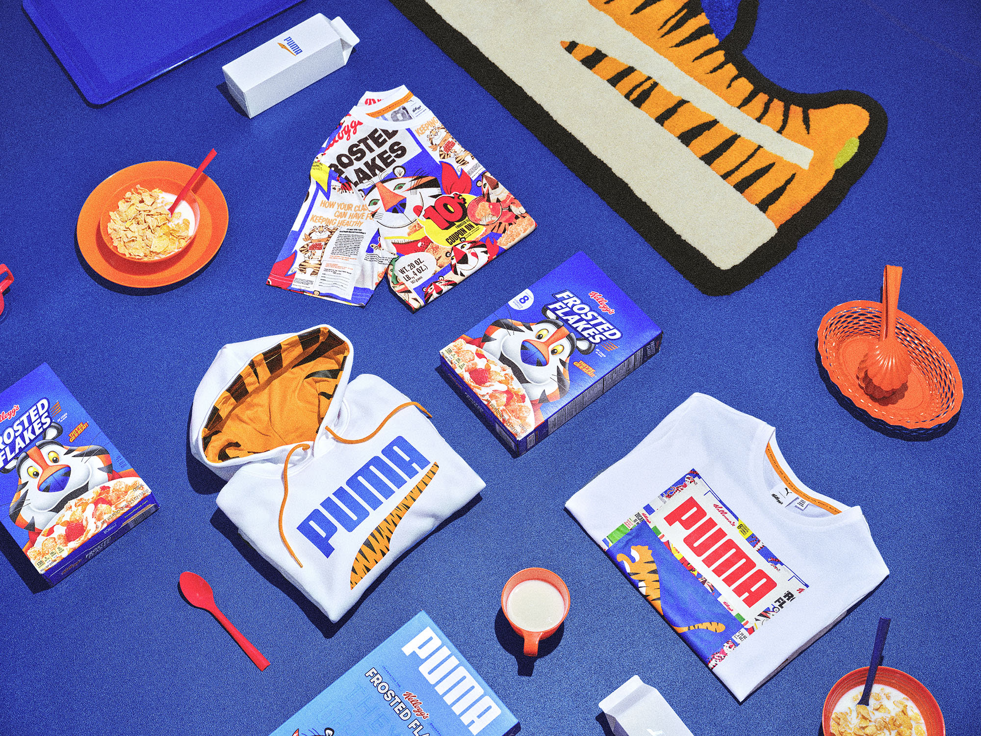 Kellogg&#x27;s Frosted Flakes x Puma Tony the Tiger Collection