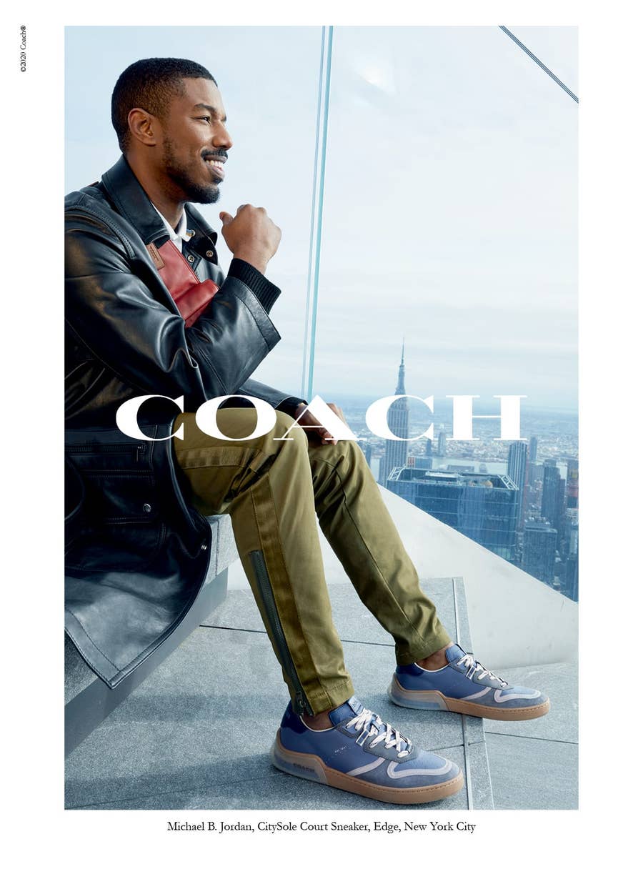 Coach Launches CitySole Sneakers With J.Lo, Michael B. Jordan Ads