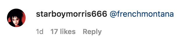 Instagram comments are shown.