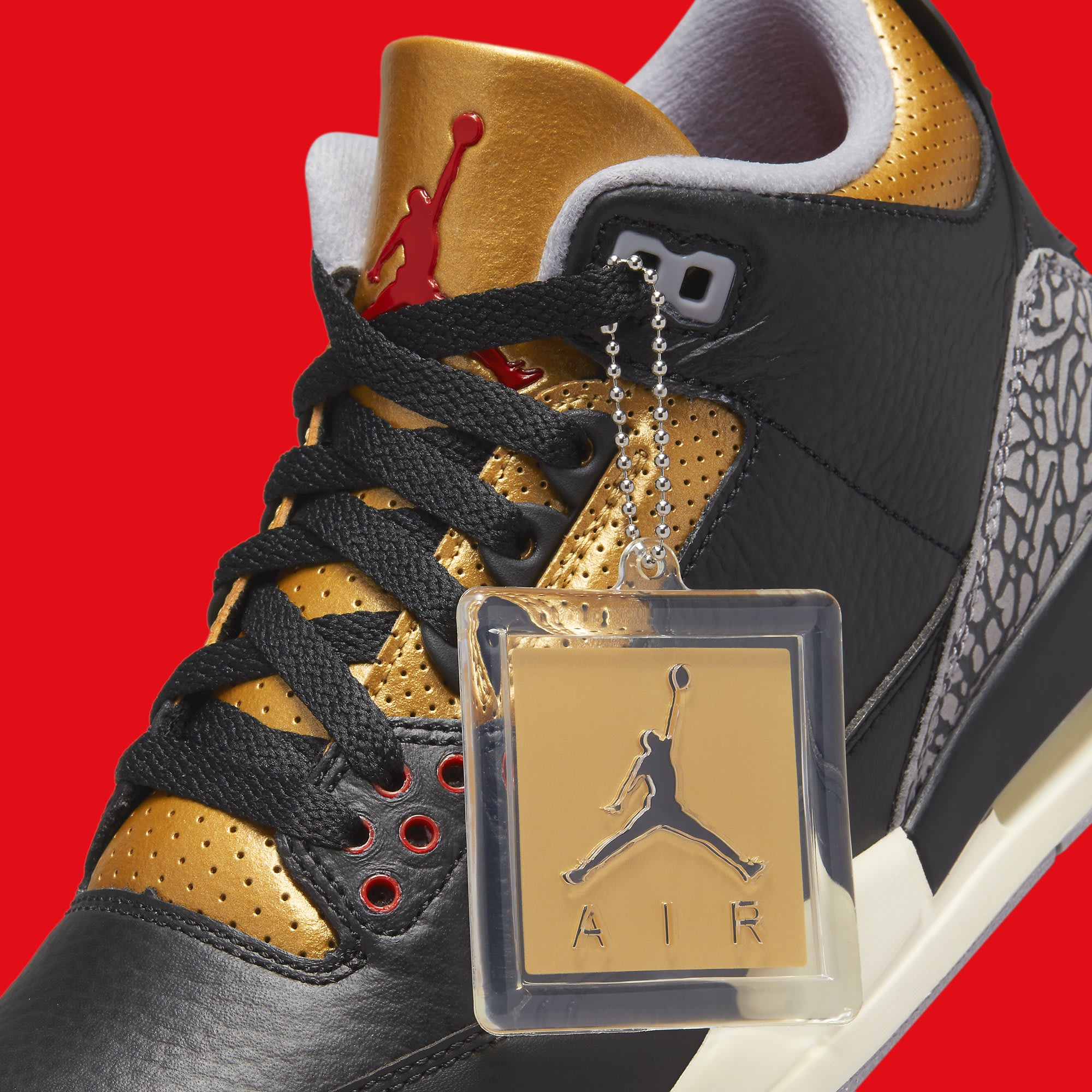 Air Jordan 3 Women&#x27;s &#x27;Black Gold&#x27; CK9246 067 Hangtag
