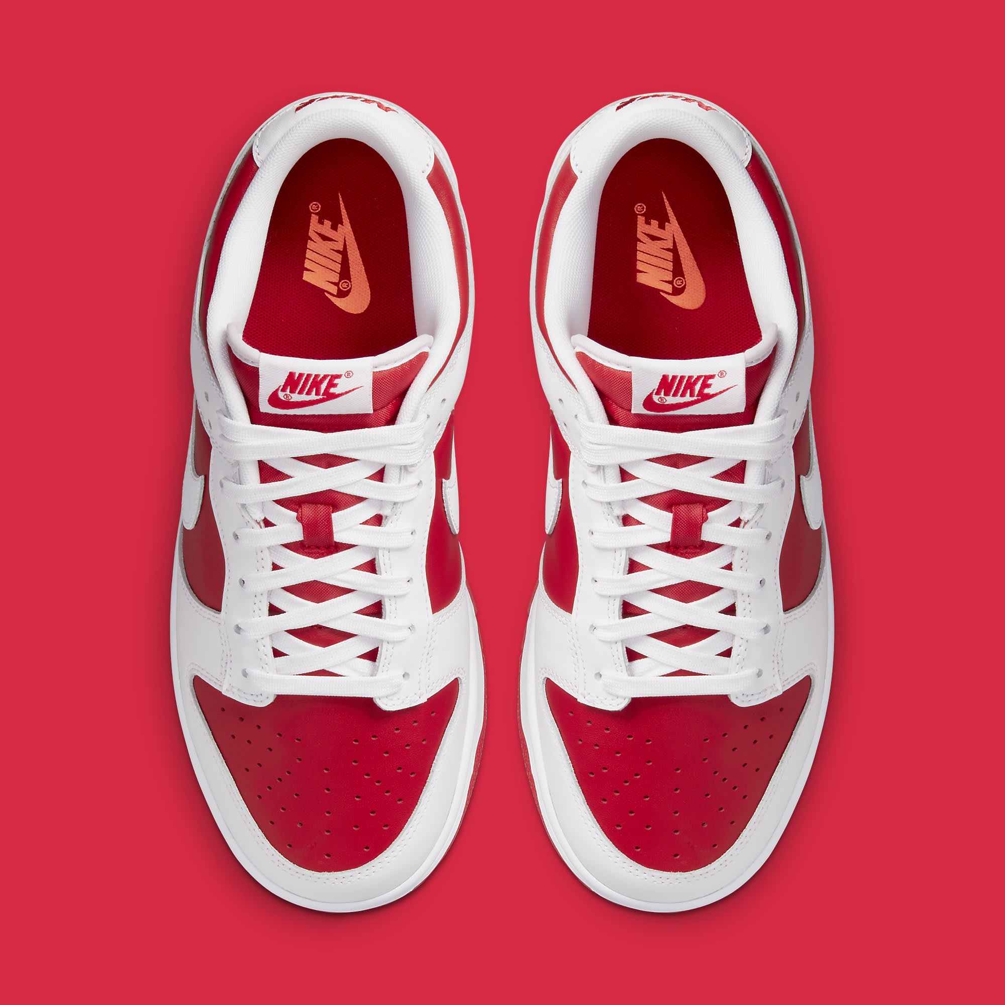 Nike Dunk Low Championship Red DD1391-600 Release Date Top