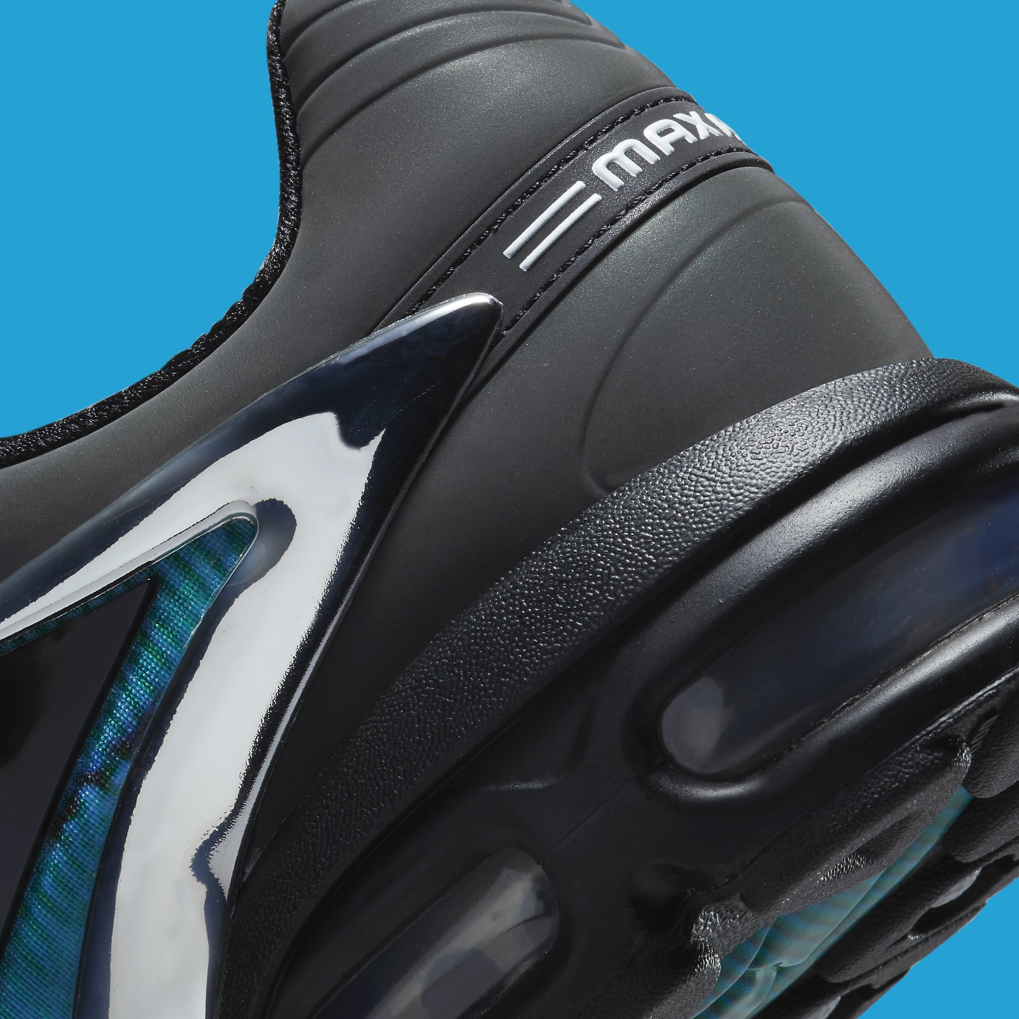 Skepta x Nike Air Tailwind V &#x27;Blue&#x27; CQ8714-001 Heel