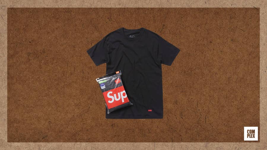 NTWRK - Supreme x Hanes Tagless T-Shirts (2 pack)