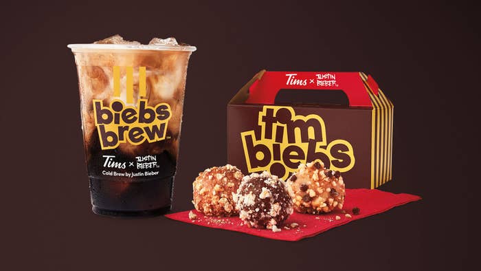 Tim Hortons x Justin Bieber Biebs Brew