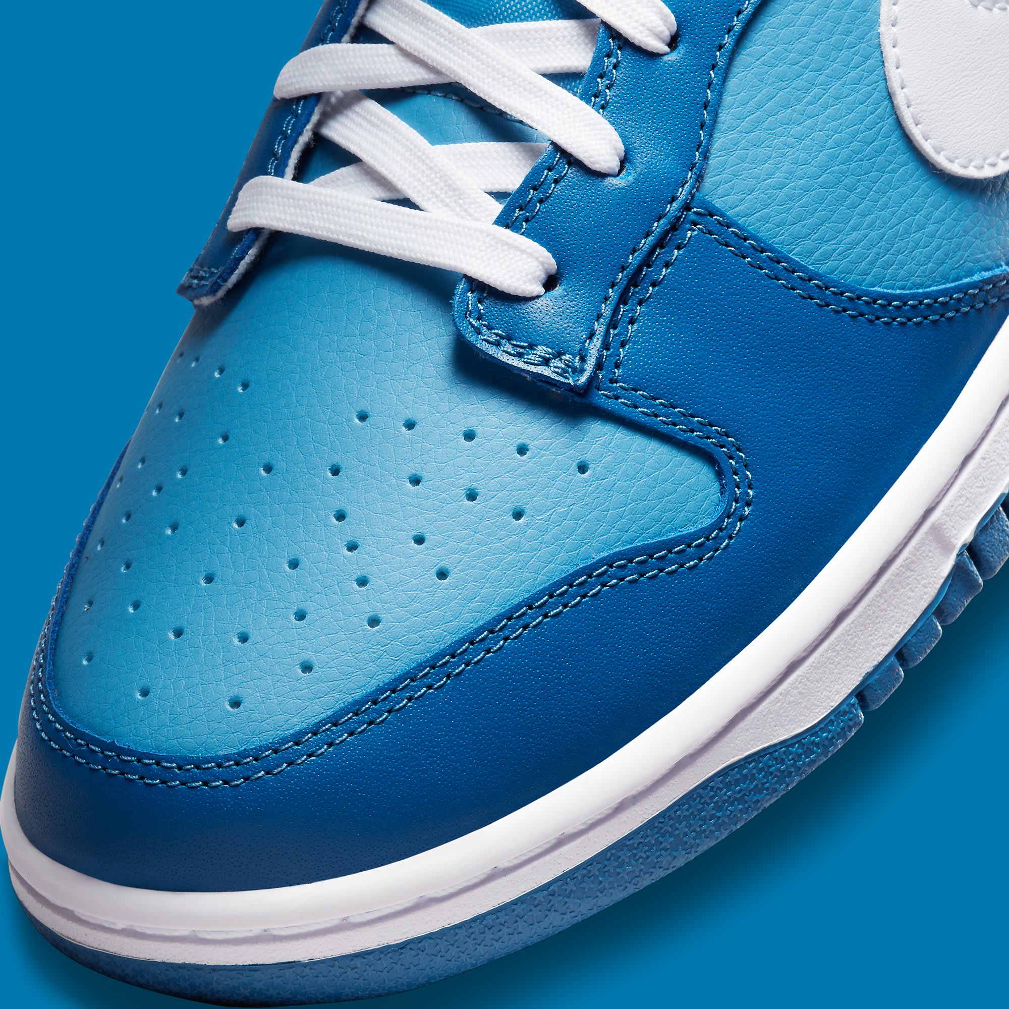 Nike Dunk Low Dark Marina Blue Release Date DJ6188-400 Toe Detail