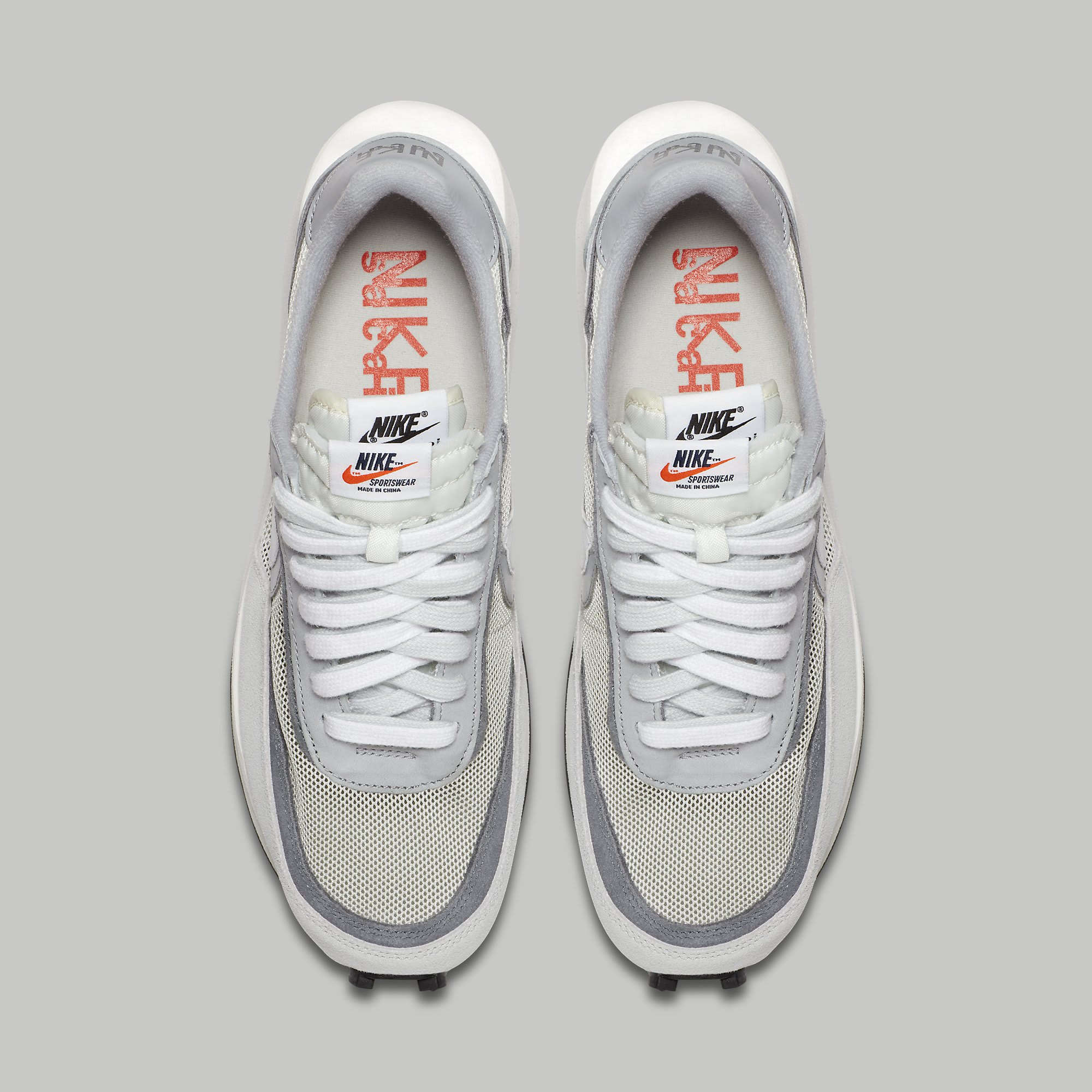 Sacai Nike LDWaffle Summit White Wolf Grey Release Date BV0073-100 Top