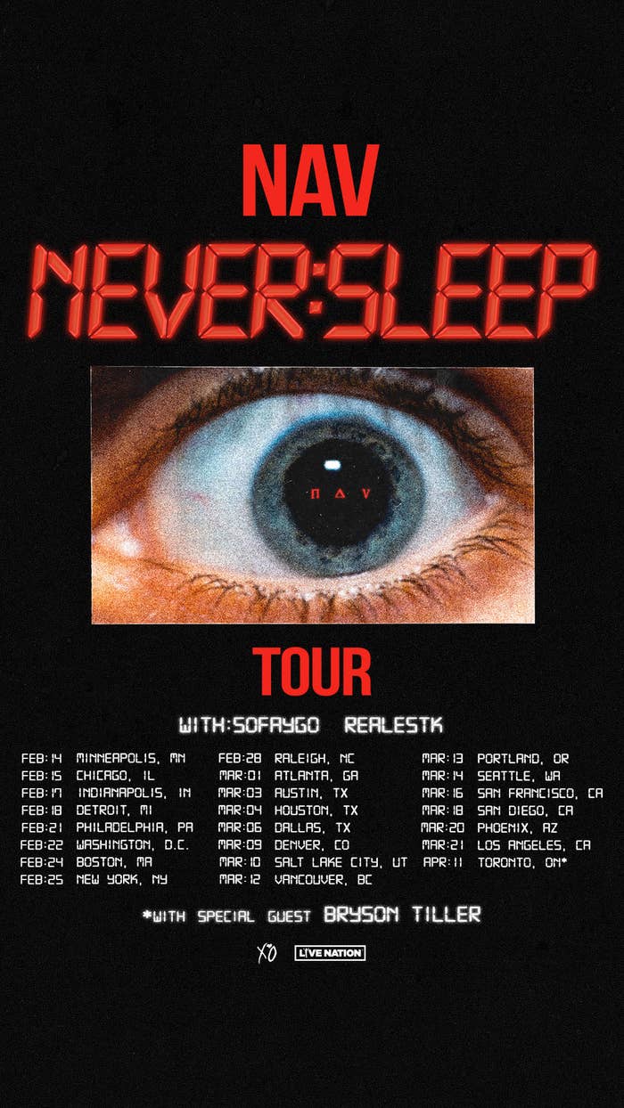 Nav new tour flyer is pictured
