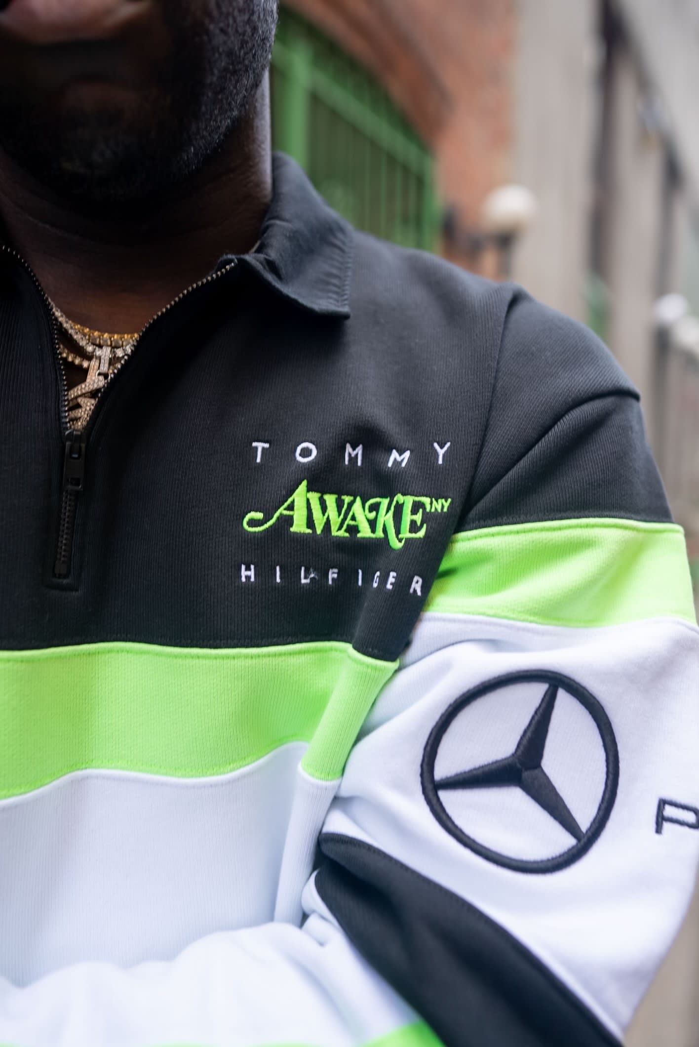 Nigel Sylvester New Hilfiger and NY Collab With Mercedes-AMG Petronas F1 Team | Complex
